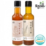 국산 옛맛 참기름180ml+들기름180ml
