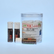 9회죽염 소금 휴대용기 죽염 10g x 16개(자줏빛)