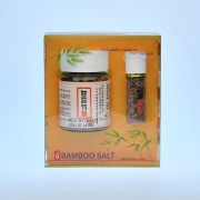 9회죽염 감로죽염 천일염 소금 죽염 중간알갱이 90g x 2개 (자줏빛)