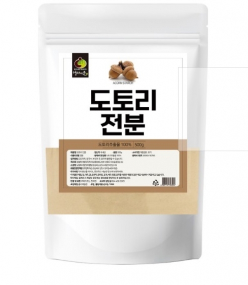 도토리 가루 전분 500g