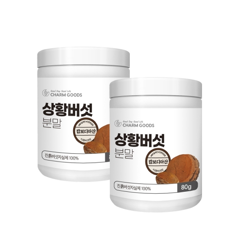 상황버섯 상황버섯분말 80g x 2개