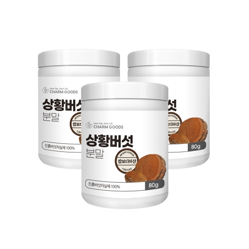 상황버섯 상황버섯분말 80g x 3개