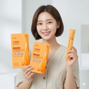 비웰 수월환 차전자피 식이섬유 가르시니아 다이어트 14포 2개